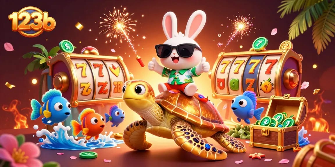 Experience thrilling wins at 123b with engaging slot games featuring lucky symbols and vibrant characters.