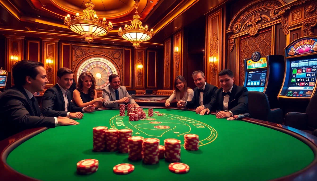Experience the excitement of MM8 gambling with vibrant poker tables and thrilling slot machines.