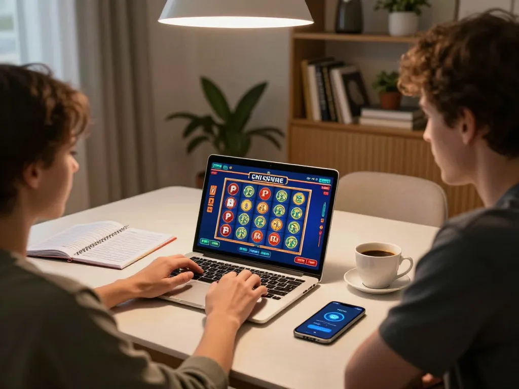 Engage with me99 online slots for big wins in a cozy home gaming setup.