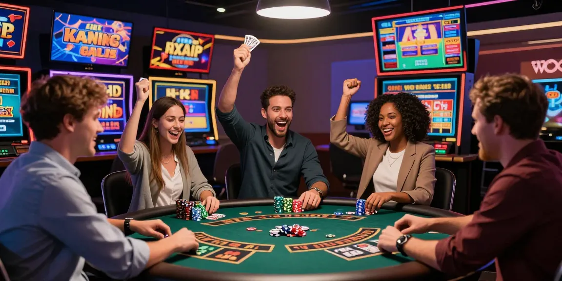 Active gaming scene at Https://cm88z.com.co/ with players enjoying diverse casino games.
