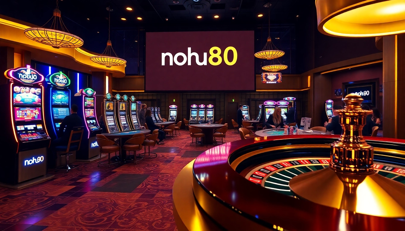 Experience the thrills of nohu90 with vibrant slot machines and professional poker tables.