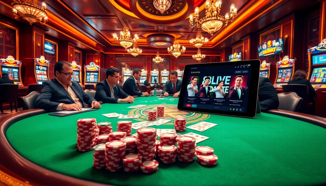 Engage in thrilling poker action at 8live.date, featuring stacked chips and intense gameplay.