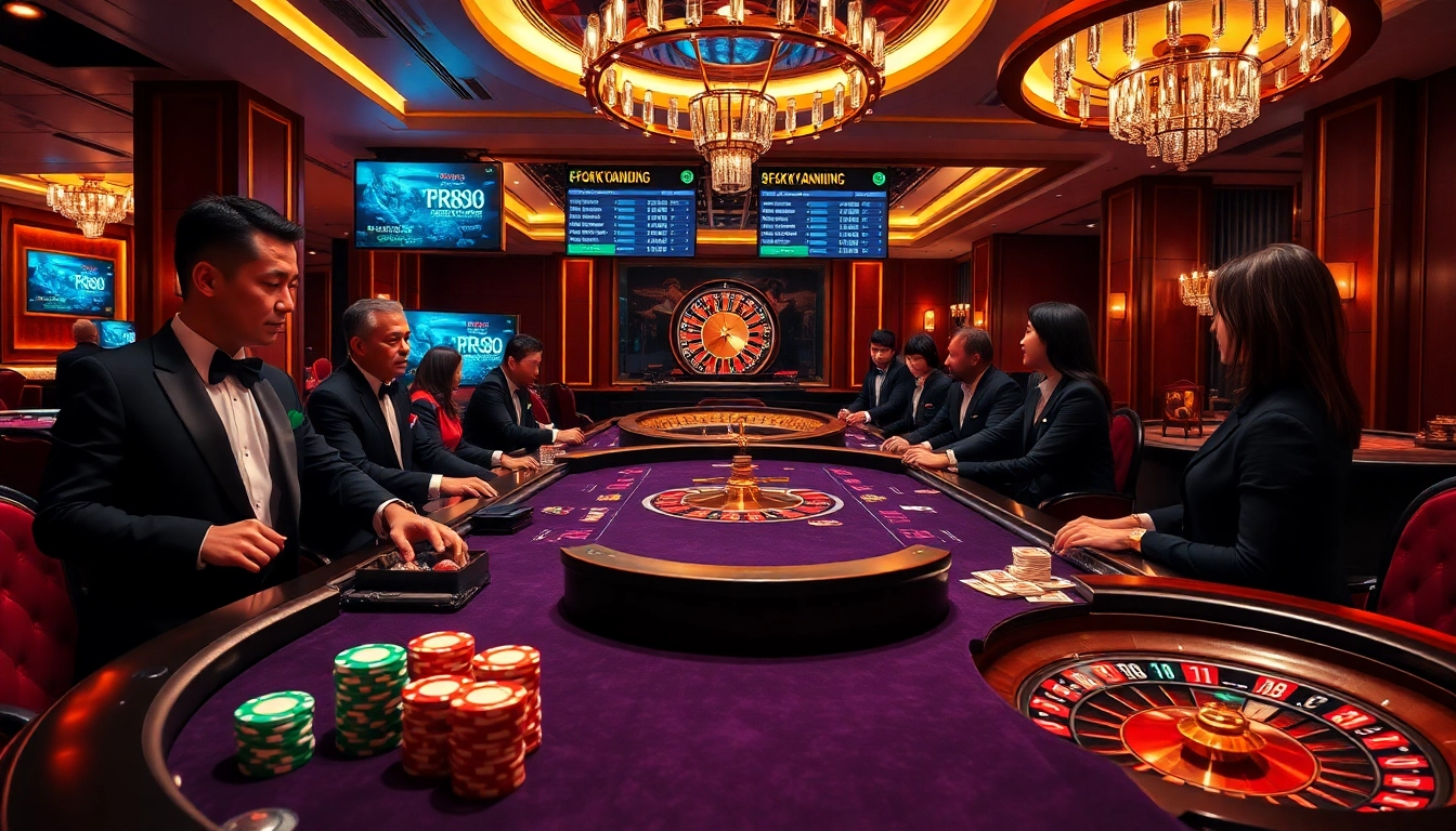 Experience the thrill of gambling at rr88 chính thức, featuring vibrant poker tables and professional dealers.