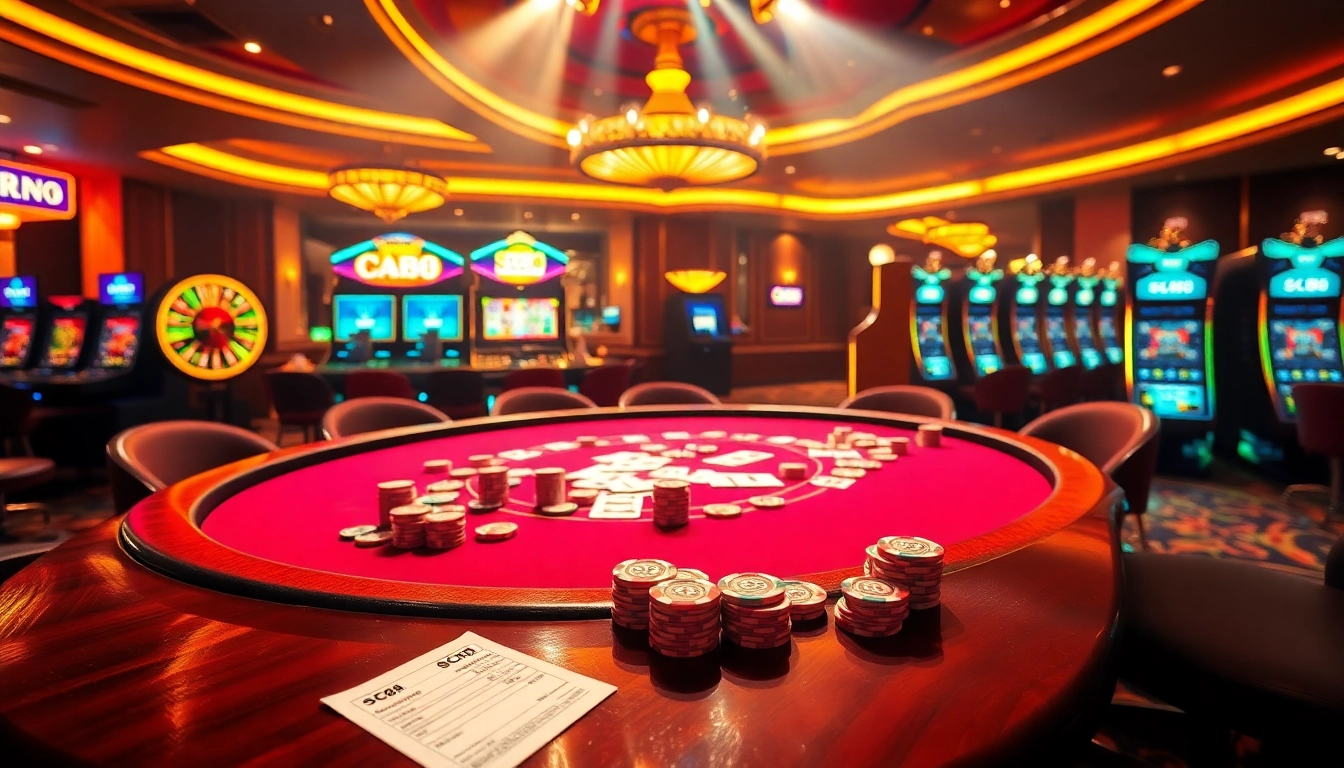 Experience the thrilling excitement of SC88 with vibrant casino games and sparkling roulette wheels.