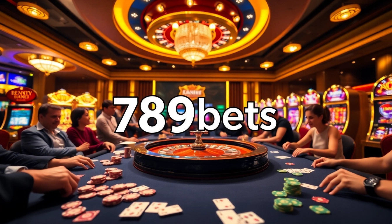 Engaging action at the 789bets casino table with vibrant cards and chips, capturing the thrill of gambling.