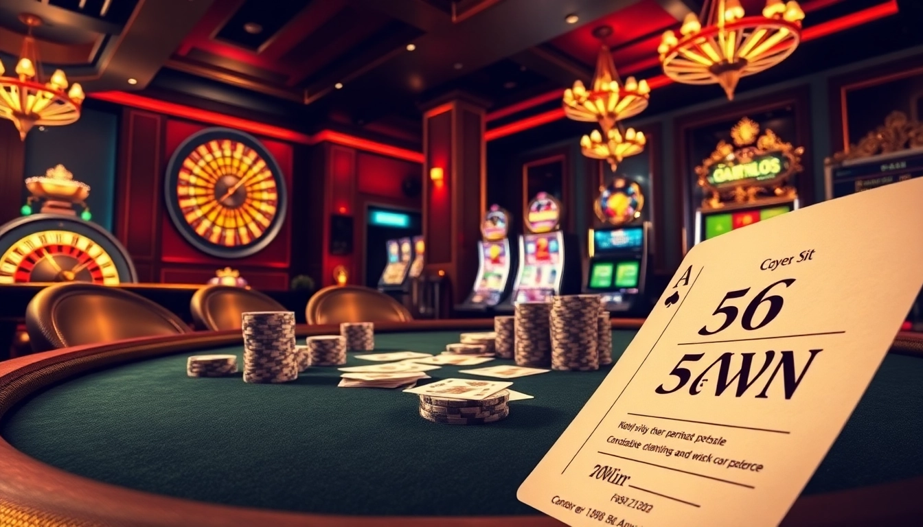 Experience excitement with the 56WIN SALE amidst thrilling casino games and professional wagering.