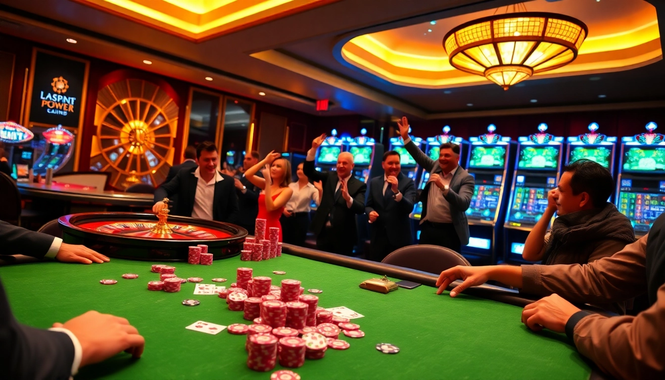 Players enjoying a high-stakes poker game at TT88 casino with vibrant chips and cards.