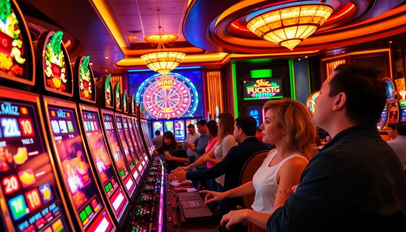 Nổ Hũ Miễn Phí slot machines captivate players with vibrant excitement and enticing visuals.
