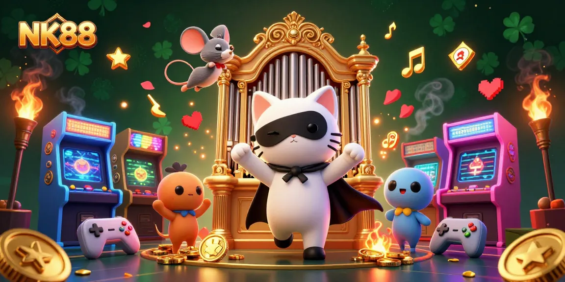 Experience thrilling gameplay with NK88's vibrant casino features and arcade action.