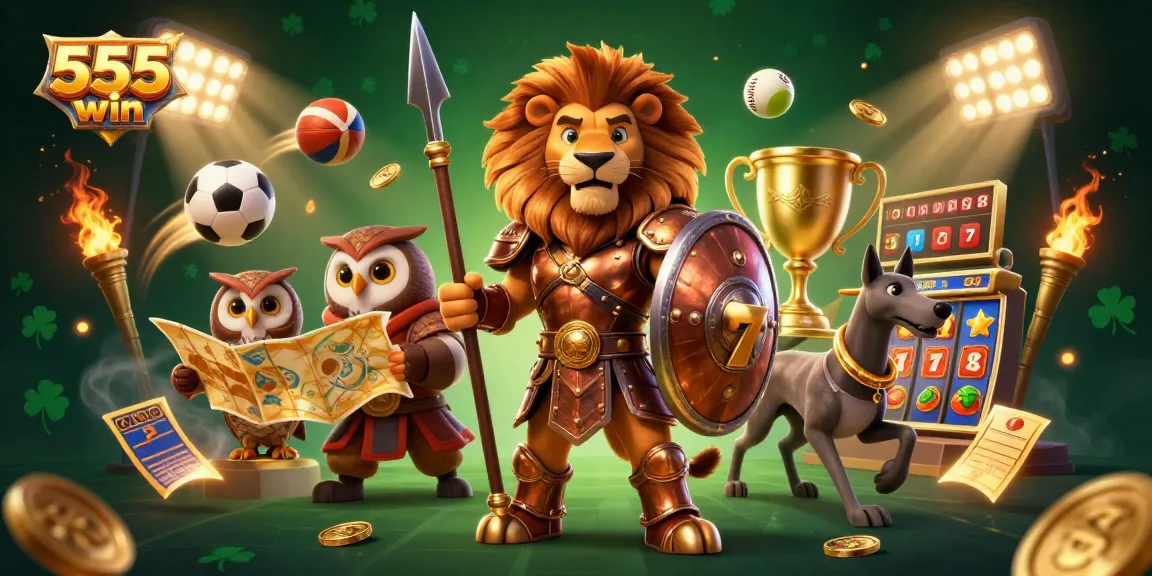 Experience thrilling gameplay at 555 win with vibrant slots, sports, and dynamic characters!