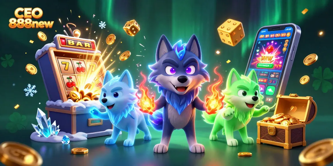 Engage with thrilling gameplay at CEO 888new, featuring captivating 3D characters and casino elements.