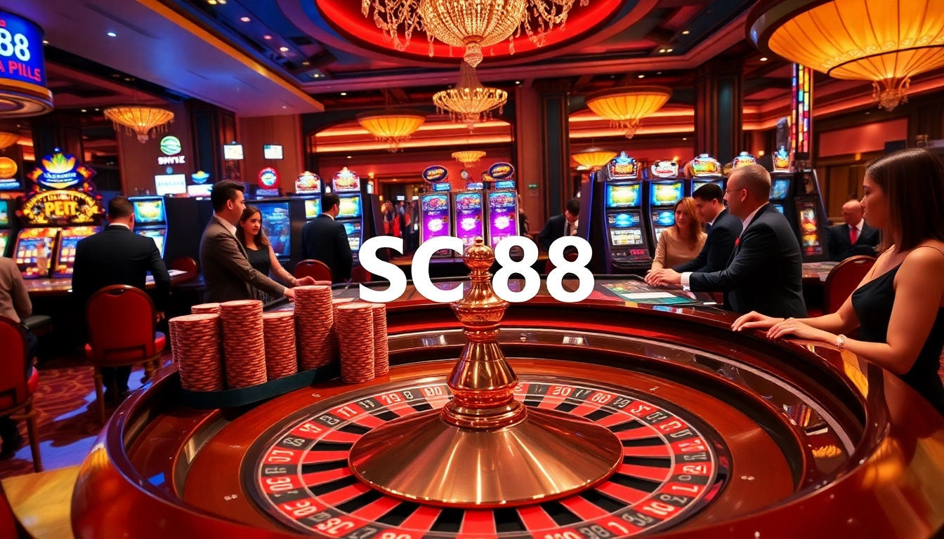 Experience thrilling gaming at SC88 with professional roulette and slot machines.