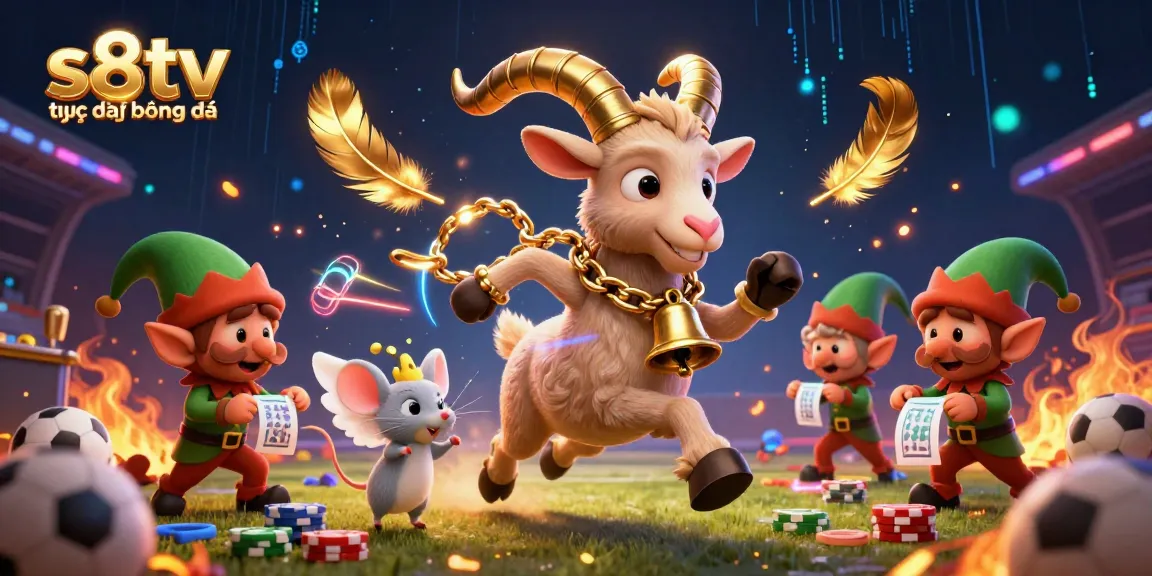 Experience the thrill of s8tv trực tiếp bóng đá with lively characters in a vibrant sports betting scene.
