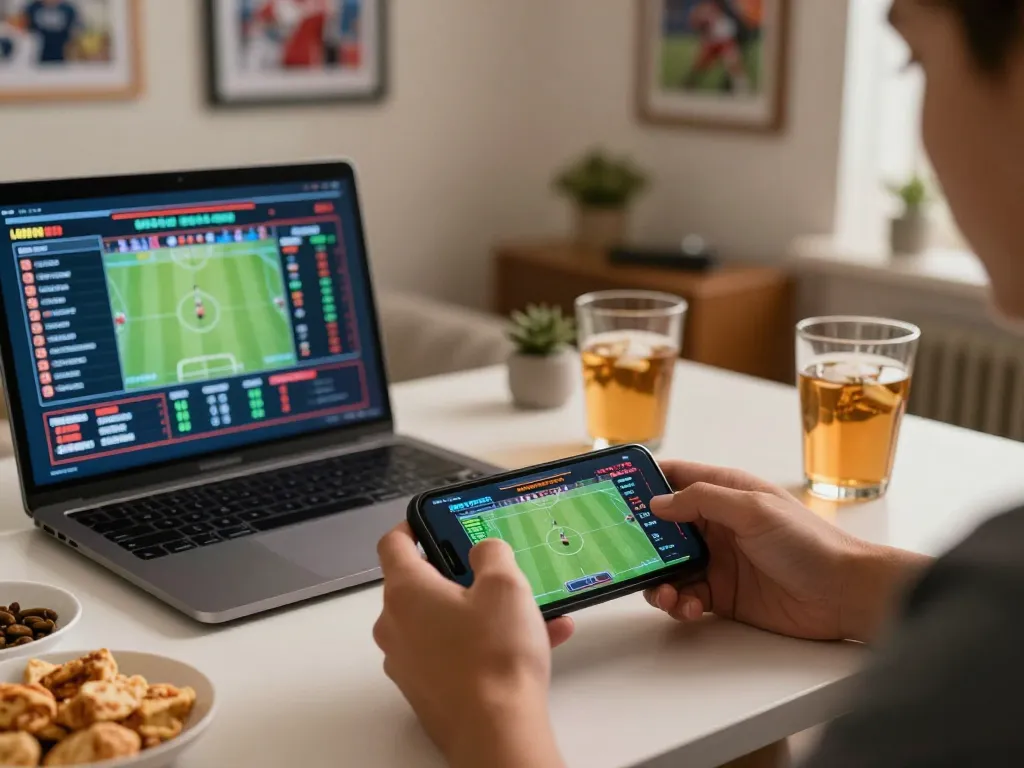 lu88 players engaging in mobile sports betting, showcasing excitement and winning strategies.