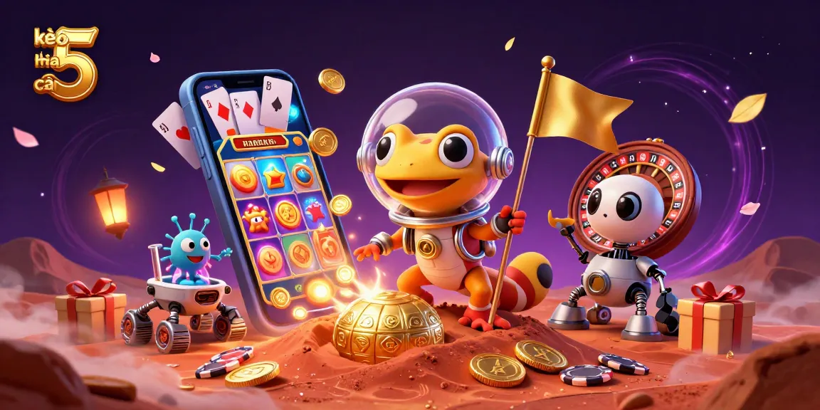Experience the thrill with kèo nhà cái 5 in this vibrant casino exploration, featuring engaging elements and characters.