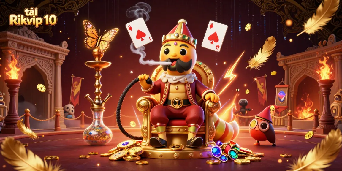 Engage in winning gaming strategies with tải Rikvip 10 featuring vibrant casino elements.
