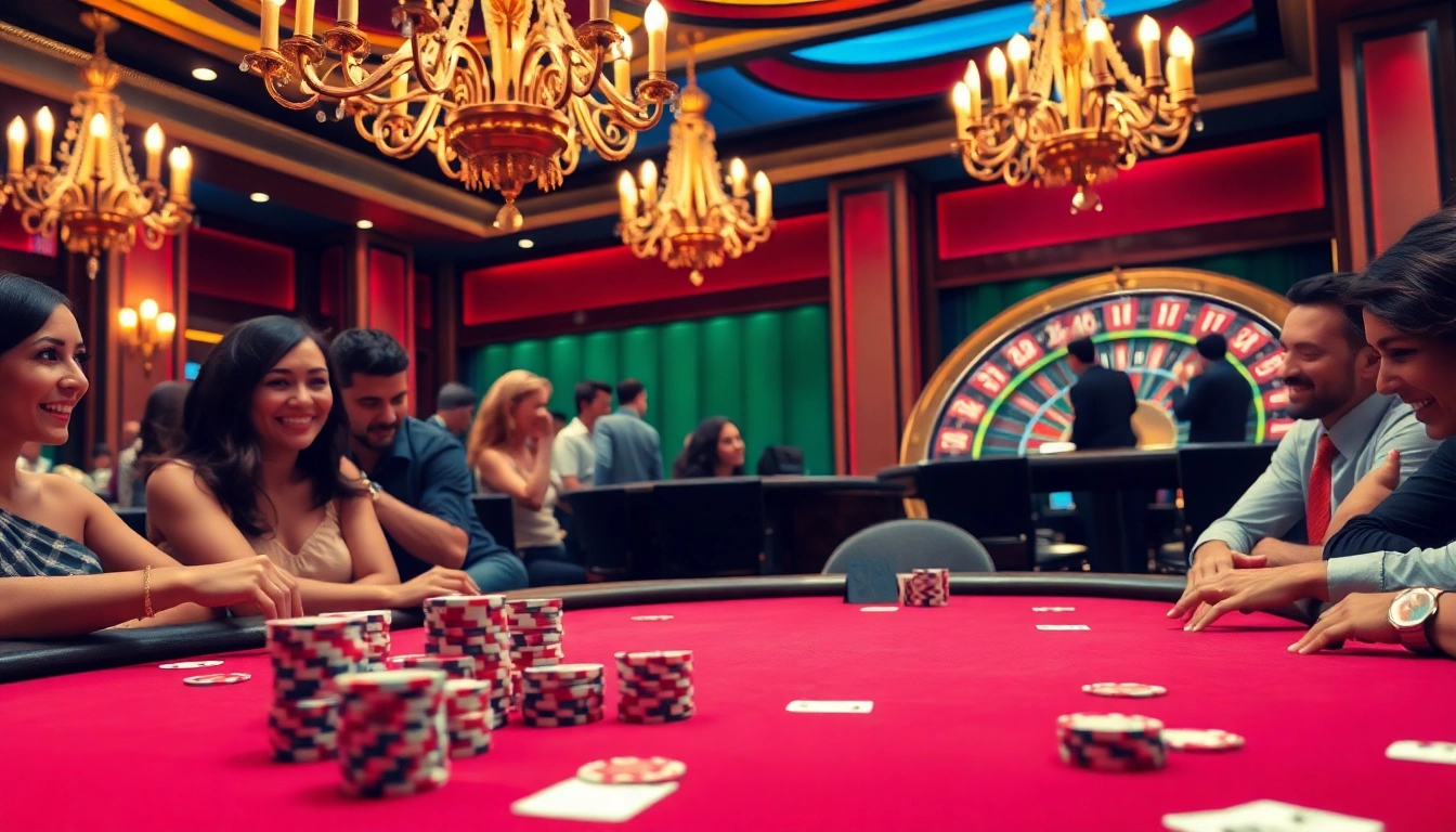 High-stakes poker action at hb88.com, featuring luxurious tables and eager players.