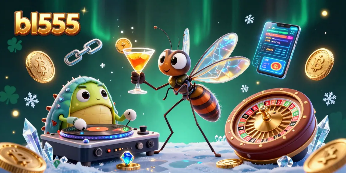 Experience vibrant gaming at bl555 with creative casino mascots and dynamic digital elements.