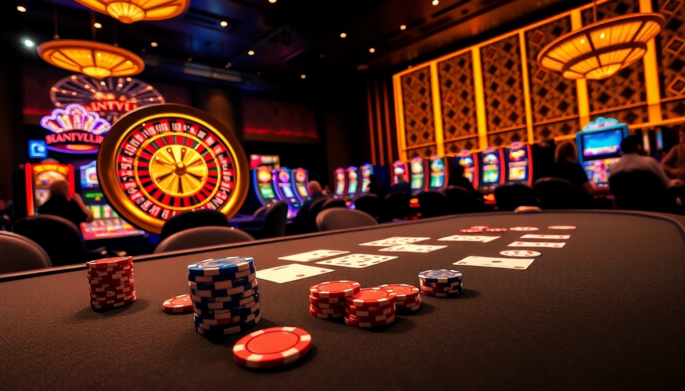 Engage with UU88's thrilling casino atmosphere featuring poker chips and roulette.