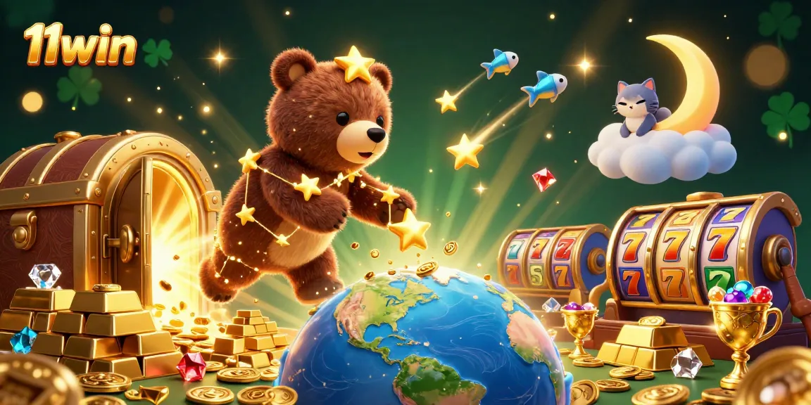 Engage with 11win slots and treasure in a cosmic-themed casino adventure.