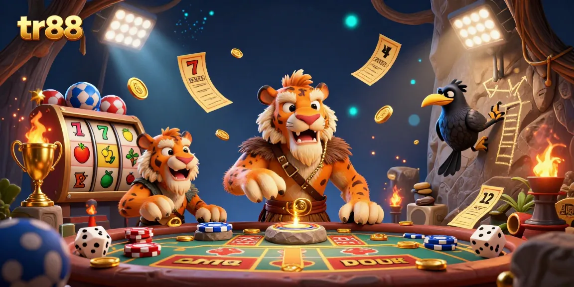 Engage in thrilling gaming at tr88's vibrant prehistoric casino featuring dynamic slots and exciting sports.
