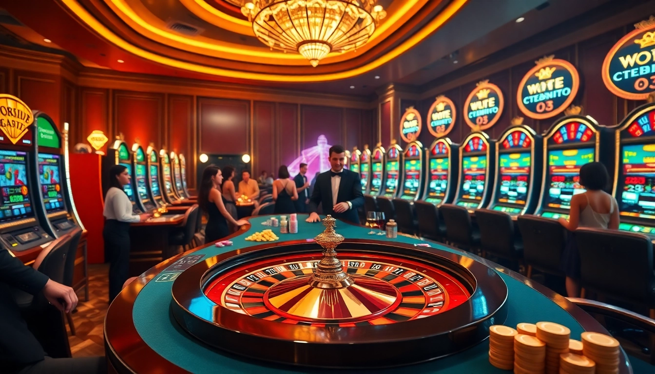Experience the excitement of casino gaming at https://www.superslot365.net/, featuring vibrant slot machines and poker action.
