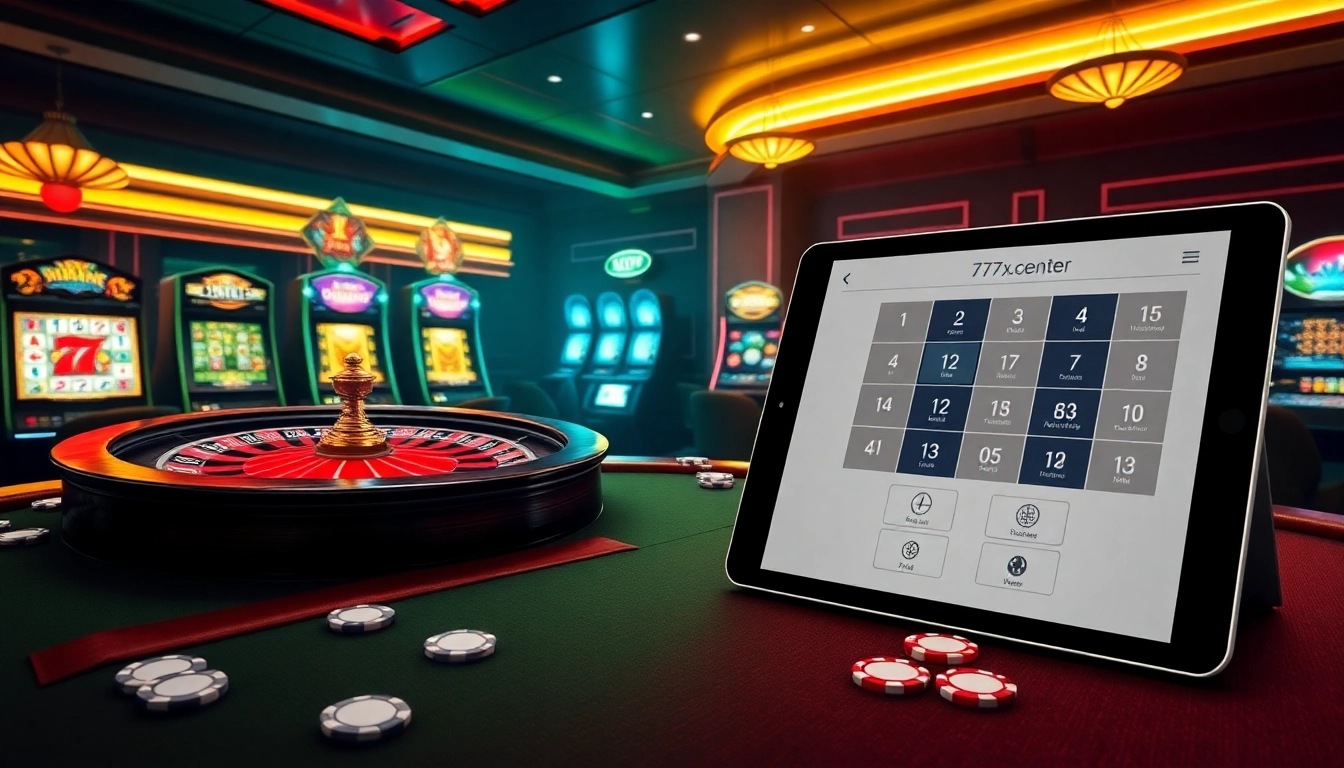 Experience thrilling gameplay at https://777x.center/ with high-stakes poker tables and vibrant slot machines.