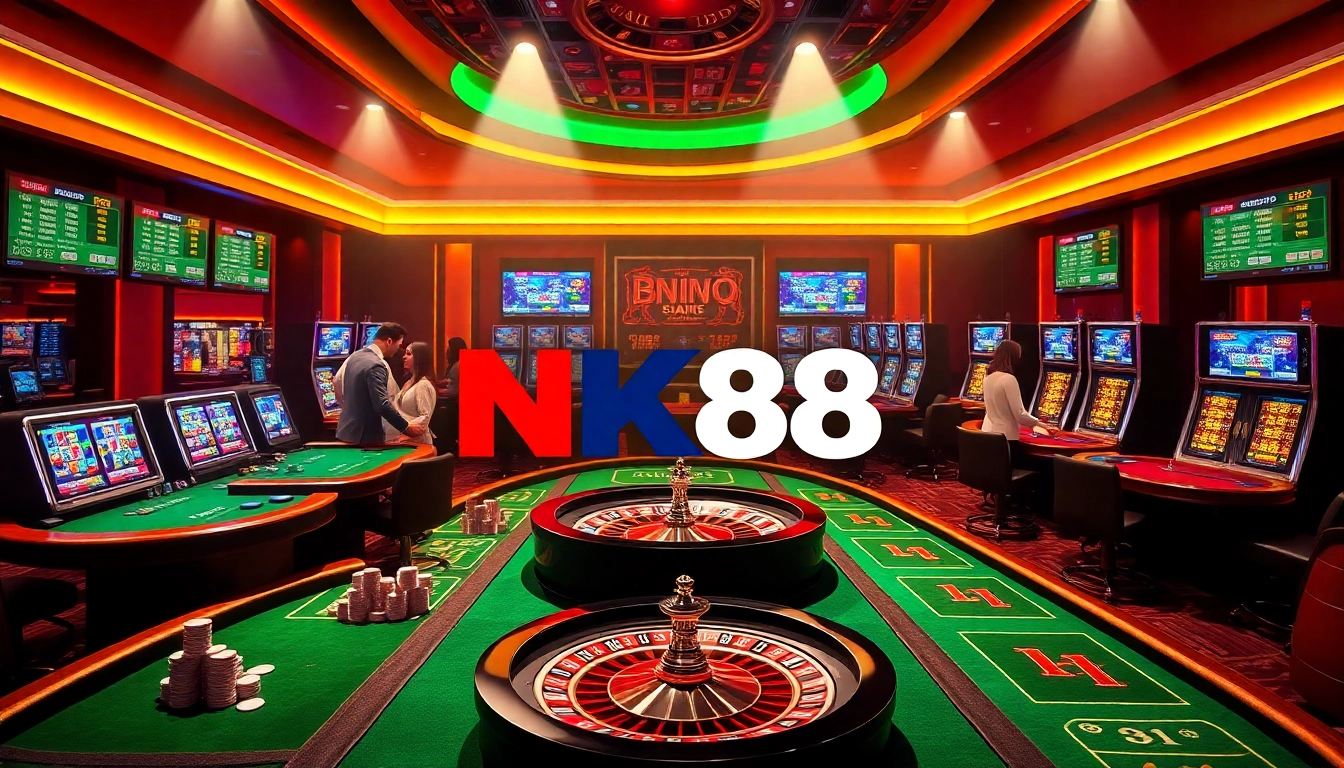 Experience online gambling thrills at https://nk88s.net/ with vibrant casino tables and exciting gameplay.