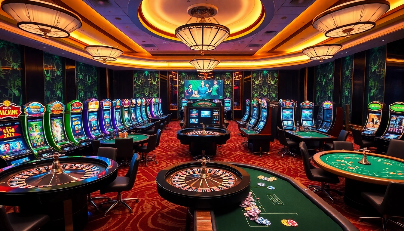 Experience the thrill of gambling at https://win678.art/ with vibrant casino setups and slot machines.