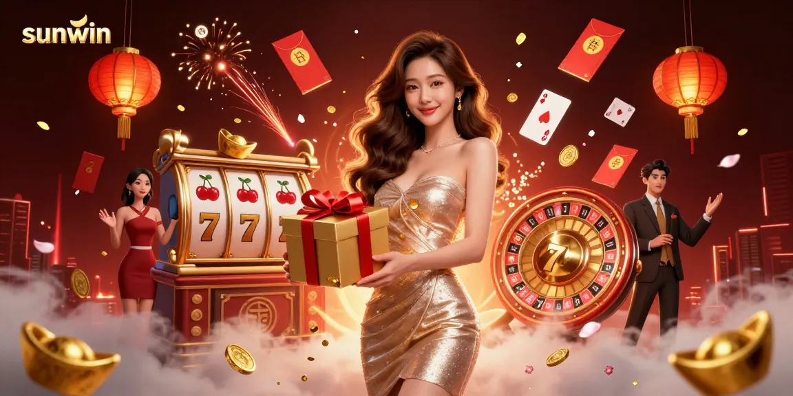 Experience thrilling moments at Sunwin with exciting slot games and festive celebrations.