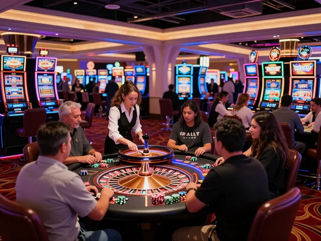 Exciting gaming moment at the casino featuring UU8888 roulette action with enthusiastic players.