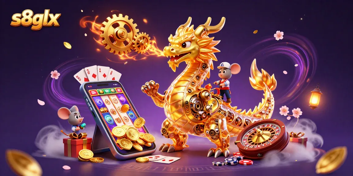 Engage with vibrant gaming action at s8glx featuring golden dragon and exciting casino elements.