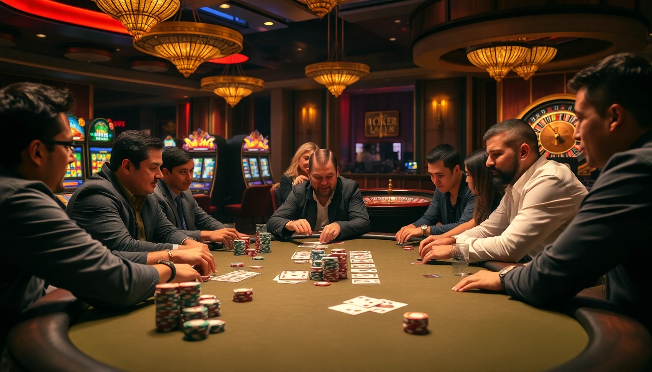 Join the excitement at https://s8s.reviews/ with thrilling card games at a luxurious poker table.