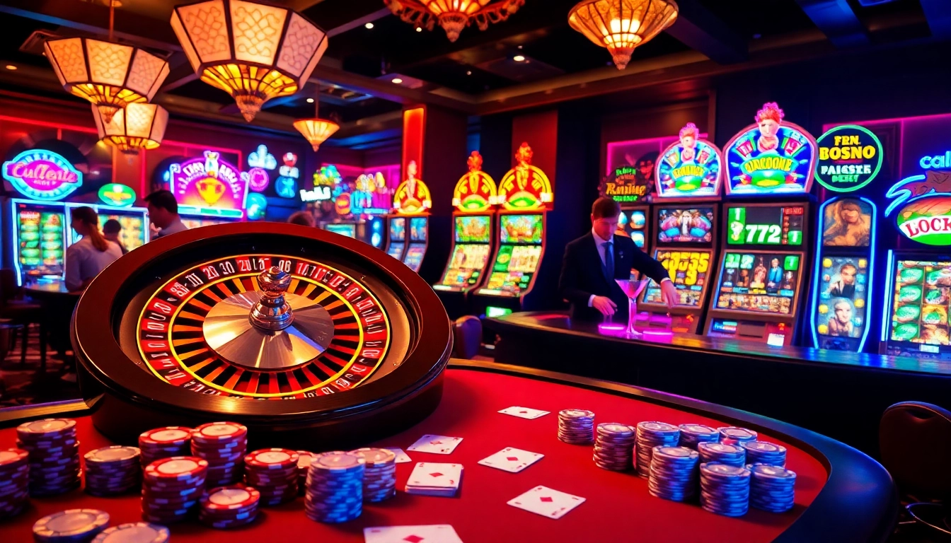 Experience thrilling casino gaming at gg88 with luxurious tables and exciting slot machines.