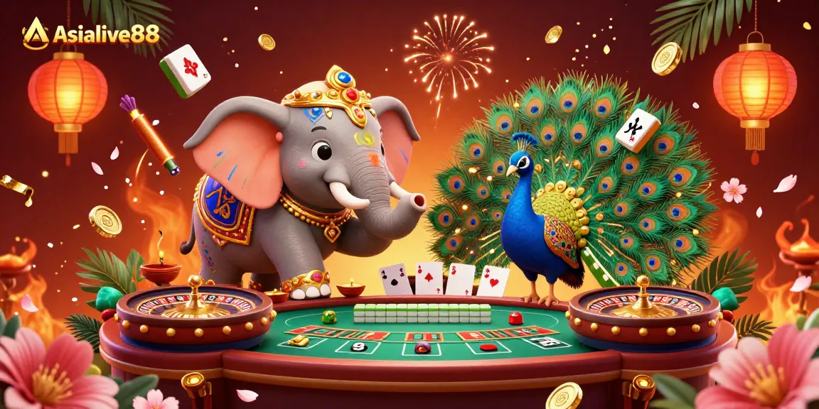 Experience the thrilling gameplay at Asialive88 with real-time action and vibrant casino elements.