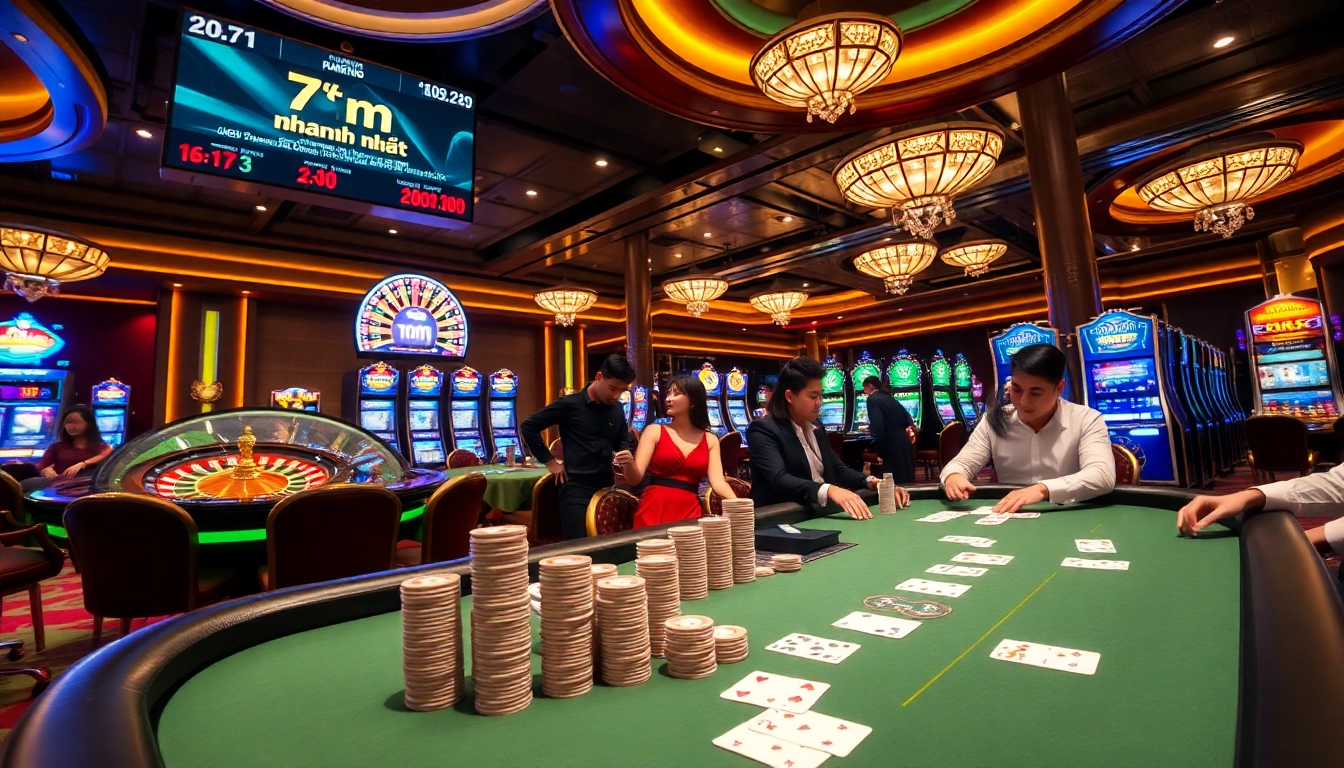 Experience thrilling gambling moments and live updates with 7m nhanh nhất during casino games.