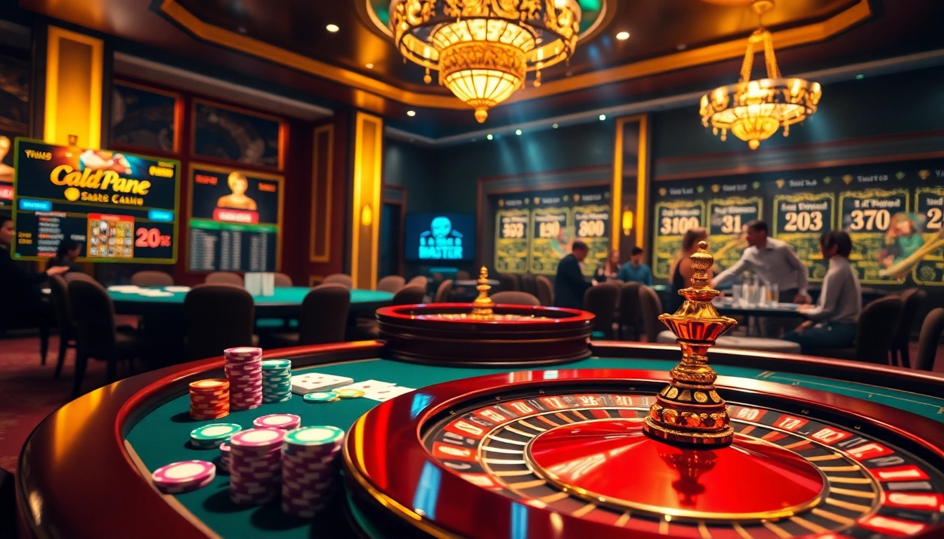 Experience the thrill of online gambling with a gaming scene from https://okwinbiz.com/, showcasing poker chips and cards.