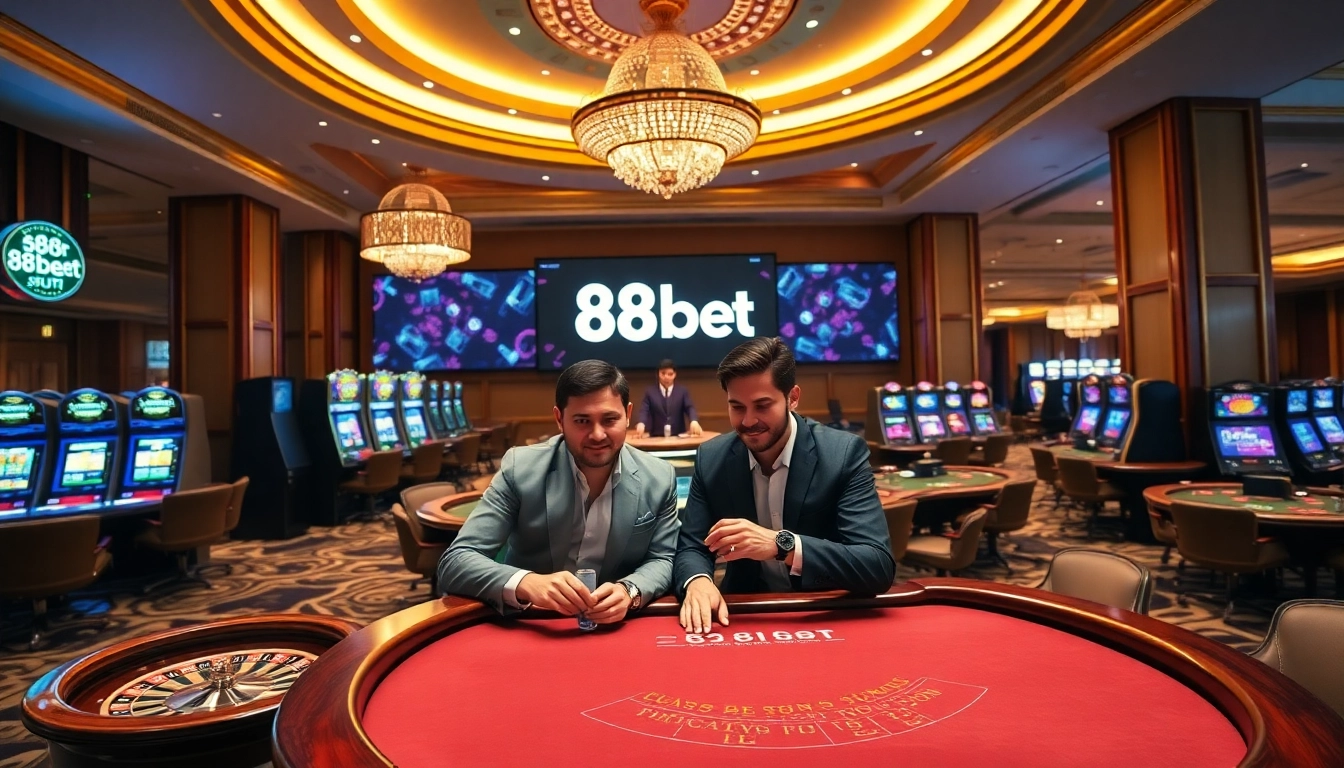 Experience the excitement of gambling at 88bet casino with lively games and vibrant atmosphere.