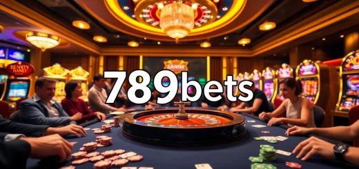 Engaging action at the 789bets casino table with vibrant cards and chips, capturing the thrill of gambling.