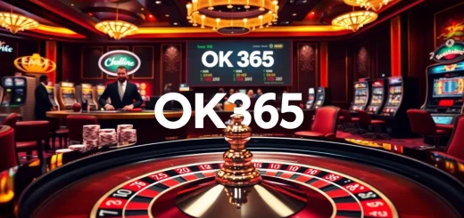 Engage in thrilling casino action at OK365 with a vibrant roulette table and dynamic gameplay.