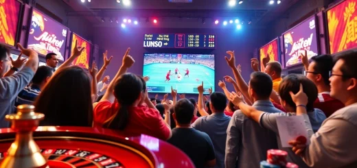 Exciting live betting experience at đá gà trực tiếp, showcasing passionate spectators and dynamic match action.