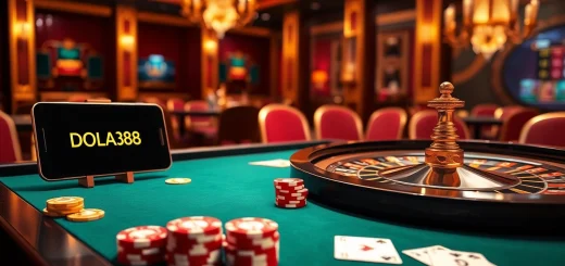 Engaging scene from https://dola88vn.com/ featuring interactive poker and roulette games.